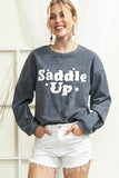 Saddle Up Corded Graphic Sweatshirt