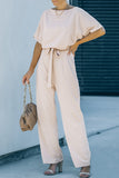 Oh So Glam Belted Wide Leg Jumpsuit