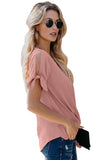 Charismatic Drape V Neck Blouse