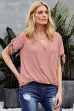 Charismatic Drape V Neck Blouse