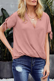 Charismatic Drape V Neck Blouse