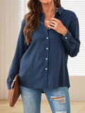 Spring new style breasted lapel loose cardigan top