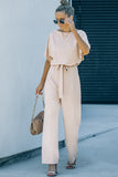 Oh So Glam Belted Wide Leg Jumpsuit