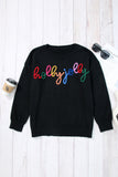 Round Neck Long Sleeve Casual Sweater